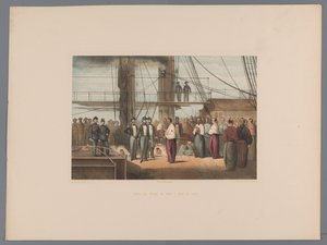 Visit of the Prince of Fisen on Board the Paddle Steamer Zr.Ms Gedeh