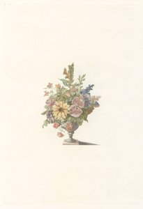 Flower Vase with a Sunflower by Anonymous