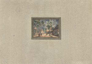 Fire in Muiderberg, 1746 by Anonymous