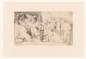 Christ Disputing with the Doctors: A Sketch by Anonymous