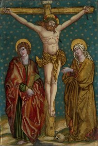 Crucifixion of Christ, with the Virgin and St John