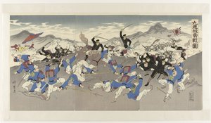 The Heroic Battle at Jiuliancheng by Anonymous