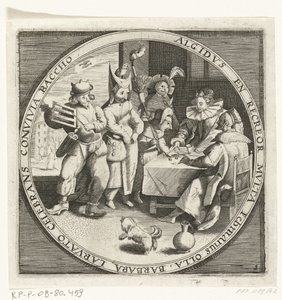 February, Carnival, ca. 1600 from The Twelve Months of the Year Depicted in Scenes from Folk Life (series title) by Anonymous