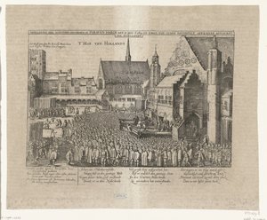 The Execution of Johan van Oldenbarnevelt, 1619 (Depiction of the Execution in The Hague on May 13, 1619 of Johan van Oldenbarnevelt, Former Advocate of Holland) by Anonymous
