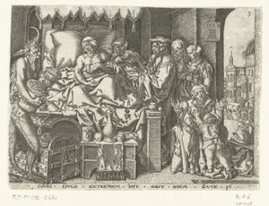 The Rich Man on His Deathbed by Anonymous