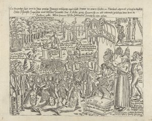 The Throne of the Duke of Alva, 1569 (copy) by Anonymous