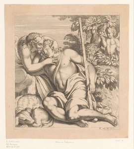 Diana and Endymion (Paintings in Palazzo Farnese in Rome) by Anonymous
