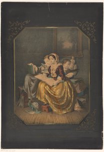 Three Reading Girls by Anonymous