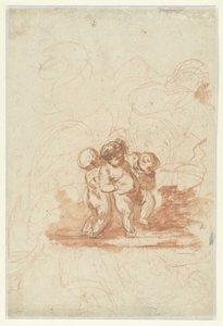 Three Putti in a Landscape