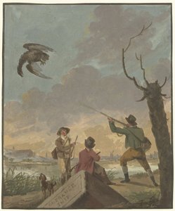 An Eagle Shot a Day Before the Revolution