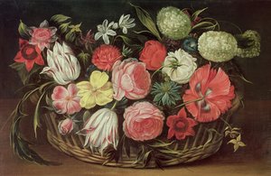 Flowers in a Basket