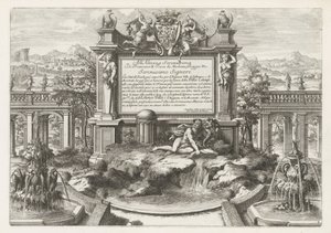 Fountain with Dedication to and Coat of Arms of Ercole II d