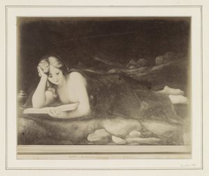Photoreproduction of a Painting by Antonio da Correggio, Depicting the Penitence of Mary Magdalene