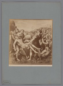 Photo Reproduction of the Painting Deposition by Raphael, in the Collection of the Galleria Borghese in Rome by Anonymous