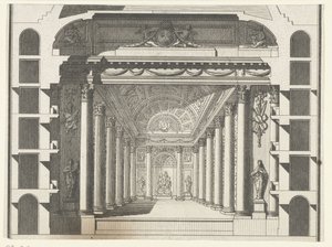 Gallery with Corinthian Columns by Anonymous
