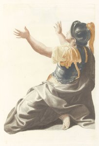 Helmeted female figure by Anonymous