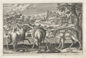 Goat and Pigs (Four-Legged Animals Series) (Animalivm Qvaddrvpedvm Series)