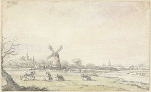 View of The Hague from Rijswijk by Anonymous