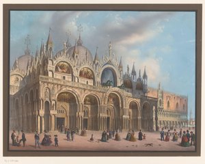 View of the Basilica of San Marco in Venice