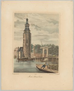 View of the Montelbaanstoren in Amsterdam by Anonymous