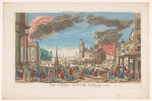 View of the Capture and Plundering of Bergen op Zoom by the French in 1747