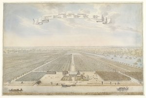 View of the Cornelis Vriendschap Plantation in Suriname by Anonymous