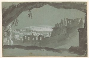 View of the Ruins of the Palace on the Palatine by Anonymous