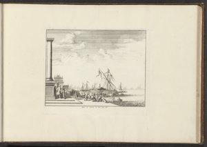 View of a Palace in Livorno (Palaces and Monuments in Venice, Livorno, Naples, and Rome) by Anonymous