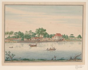 View of a Ferry House by the 