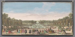 View of the Bassin de Latone in the Garden of Versailles