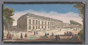 View of the Château de Choisy from the Garden by Anonymous
