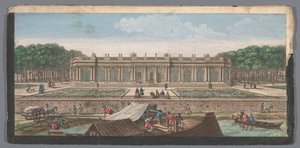 View of the Grand Trianon in the Garden of Versailles