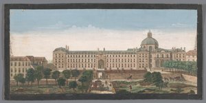 View of the Hôpital de la Salpêtrière in Paris by Anonymous