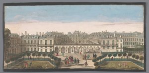 View of the Palais Royal in Paris by Anonymous