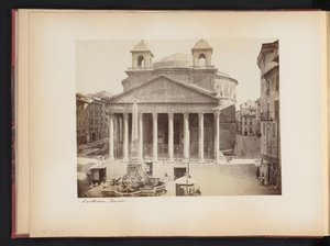 View of the Pantheon in Rome, Italy by Anonymous