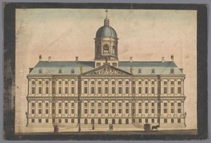 View of the Town Hall in Amsterdam