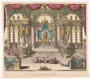 View of the Interior of the Temple of Venus