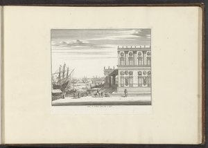 View of the Palace of Cardinal Montalto in Naples by Anonymous