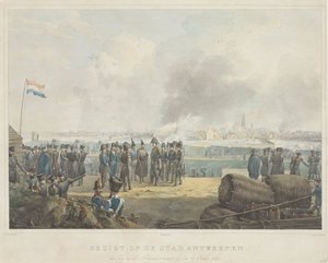 View of the City of Antwerp, the Day After the Bombardment, October 28, 1830 by Anonymous