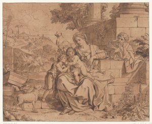 Holy Family at a Ruin