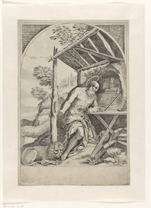 Saint Jerome in the Wilderness by Anonymous