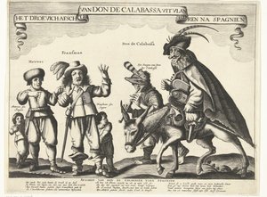 The Sad Farewell of Don de Calabassa from Flanders and Return to Spain, 1646 by Anonymous