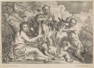 The Child Jupiter Fed by the Goat Amalthea by Anonymous