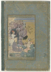 Courtiers Visiting a Hermit
