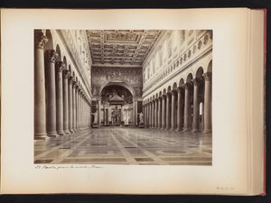 Interior of St. Paul Outside the Walls in Rome, Italy by Anonymous