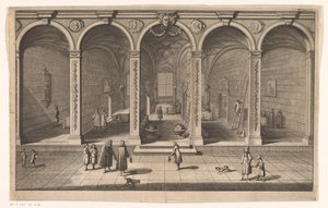 Interior of the City Library in Gdansk by Anonymous