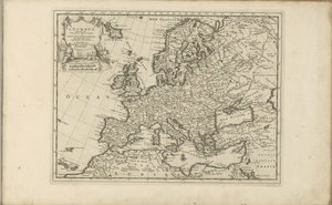 Map of Europe by Anonymous