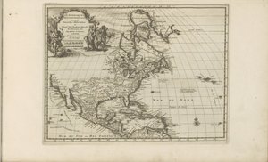 Map of Central and North America (Les Indes Orientales et Occidentales et autres lieux) by Anonymous