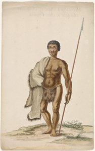 Khoikhoi Man with Assegai