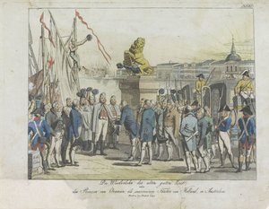 Arrival of the Sovereign Prince in Amsterdam, 1813 by Anonymous